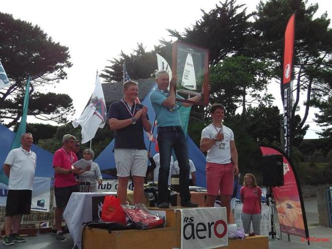 RS Aero 9 podium – Rooster RS Aero World Championships ©  Yacht Club Carnac